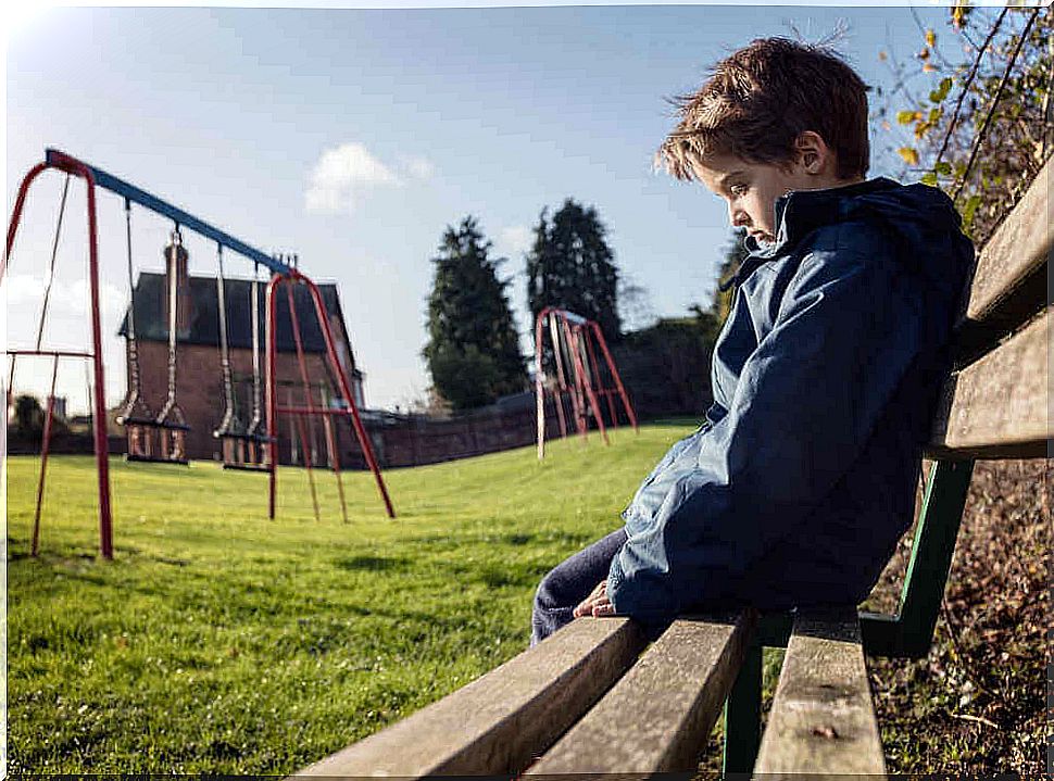 Boy victim of bullying at school