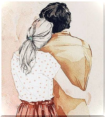 couple hug